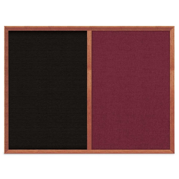Slim Style Indoor Enclosed Corkboard, 12